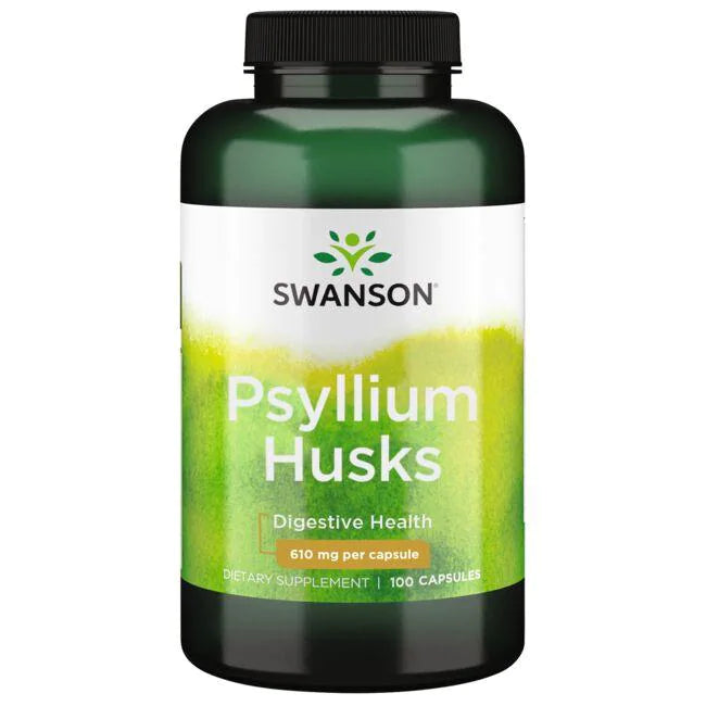 OFERTA 25% Psyllium Husk 610mg (100 caps), Swanson