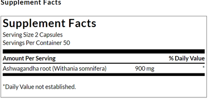 Ashwagandha 450 mg (100 Caps)