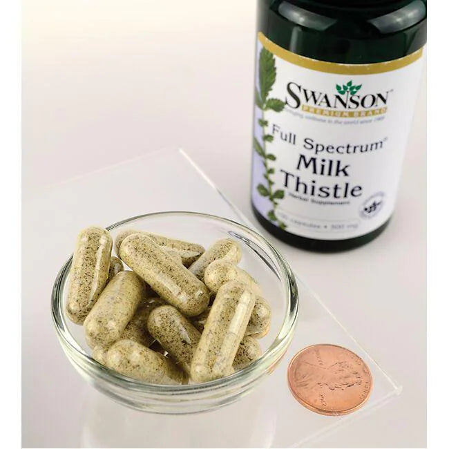 Swanson Premium - Cardo mariano espectro completo 500mg 100 caps