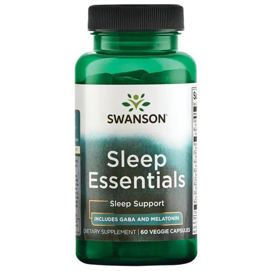Esencial para dormir con Gaba y Melatonina (60 vcaps) / Sleep Essentials Includes GABA and Melatonin (60 vcaps)