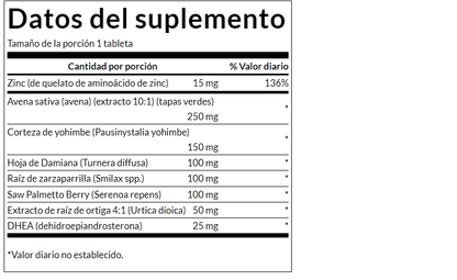 DHEA supremo para intimidad (45 tabs) / Suprime DHEA complex (45 tabs)