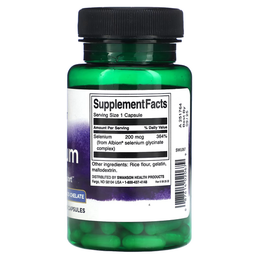 Complejo de Selenio Albion 200 mcg (90 caps) / Albion Selenium Complex 200 mcg (90 caps)