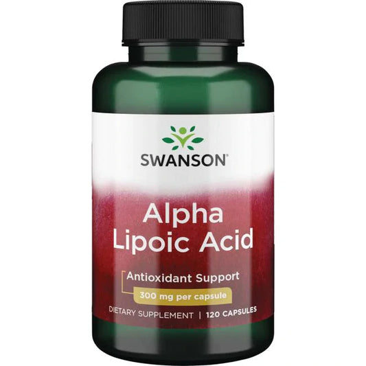 Ácido Alfa Lipoico 300 mg (120 Caps) / Alpha Lipoic Acid 300 mg (120 Caps)