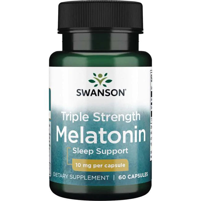 Melatonina de triple potencia 10mg (60 caps) / Triple Strength Melatonin 10mg (60 caps)