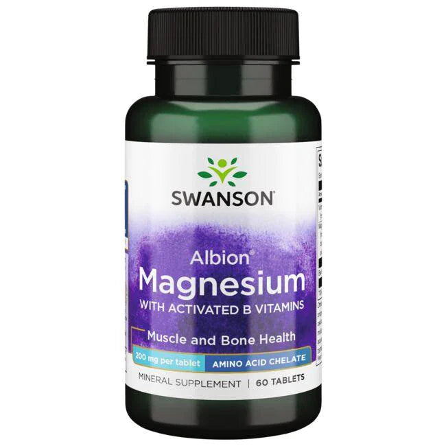 Quelato de Magnesio TRS Albion 200mg (60 tabs) /Albion Magnesium 200mg (60 tabs)