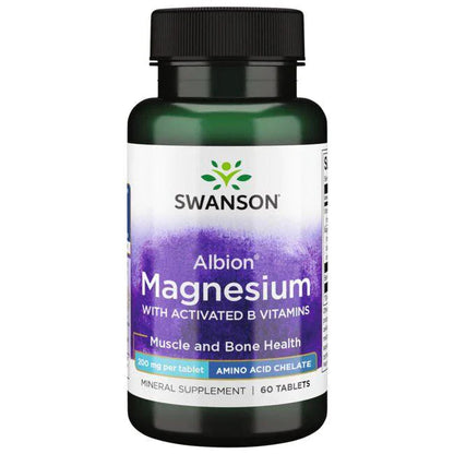 Quelato de Magnesio TRS Albion 200mg (60 tabs) /Albion Magnesium 200mg (60 tabs)
