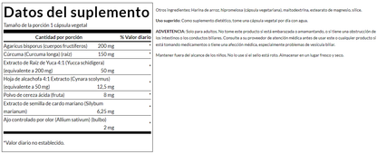 Limpieza del ácido úrico (60 vcaps) / Uric Acid Cleanse (60 vcaps)