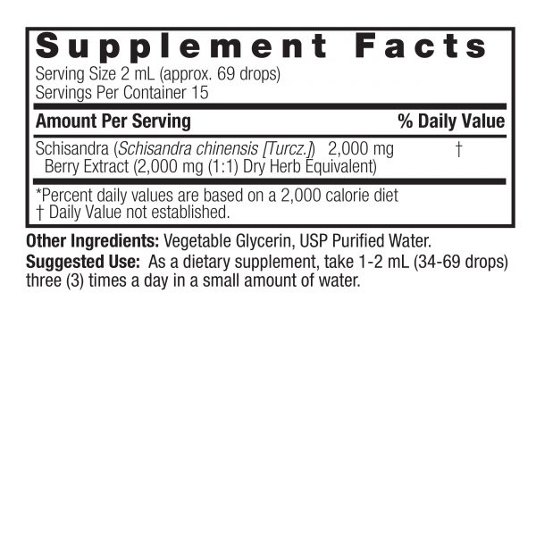 Schisandra Berry 2,000 mg (1 fl oz/30 ml), Nature's Answer