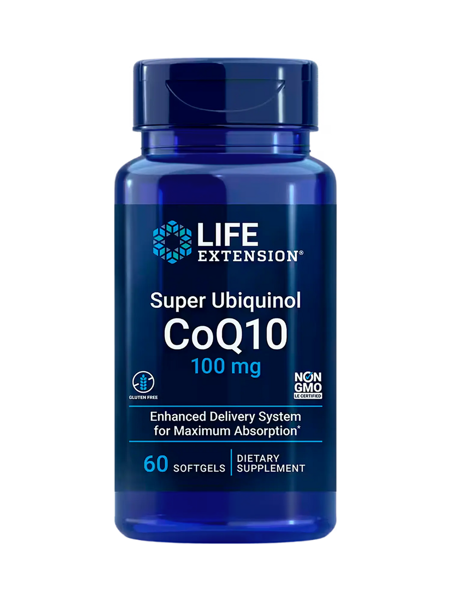 Life Extension Super Ubiquinol CoQ10 - 100mg - 60-Softgels - PURESUPPLY
