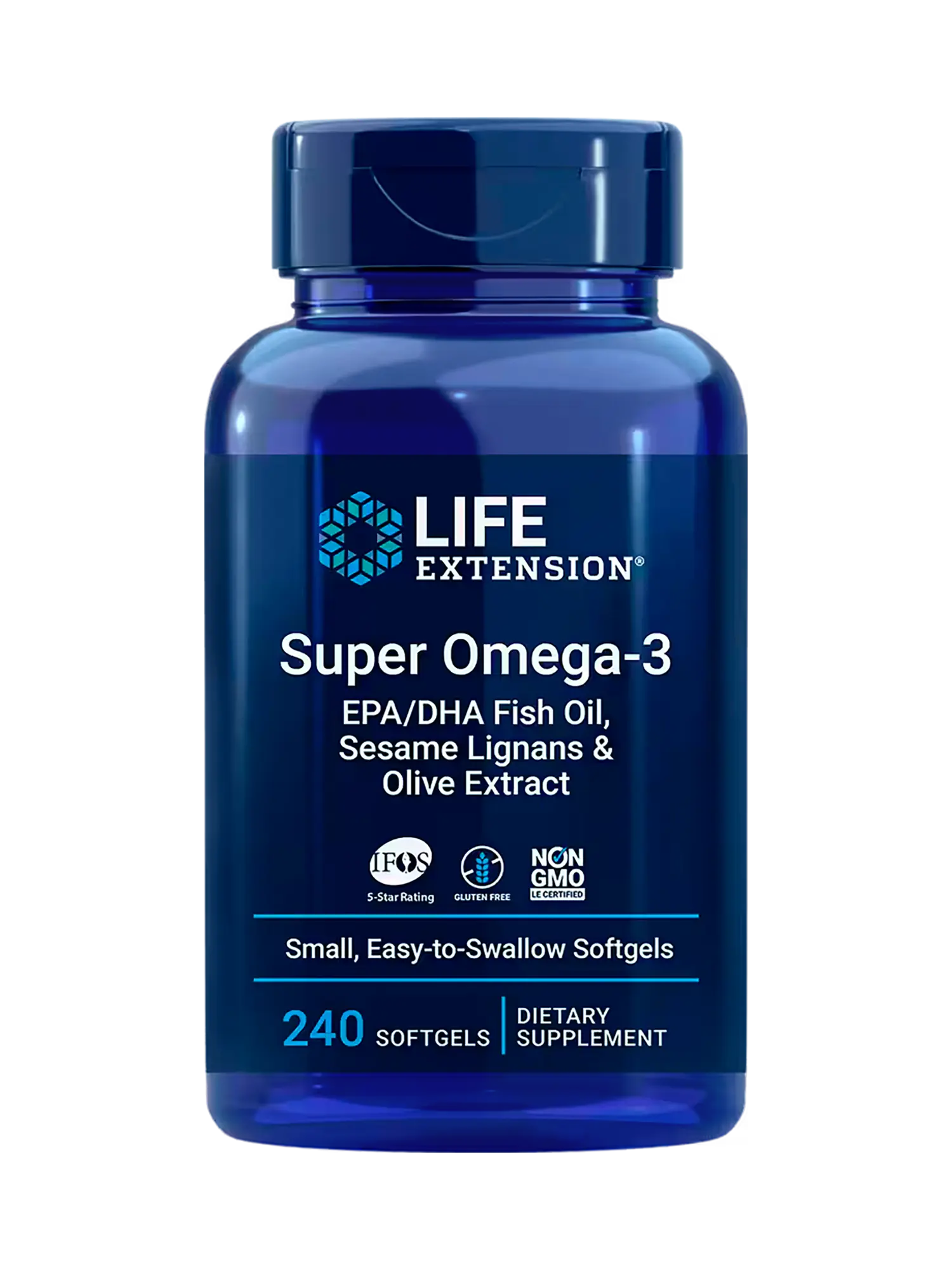 Life Extension Super Omega-3 - 240 Cápsulas Blandas - PURESUPPLY