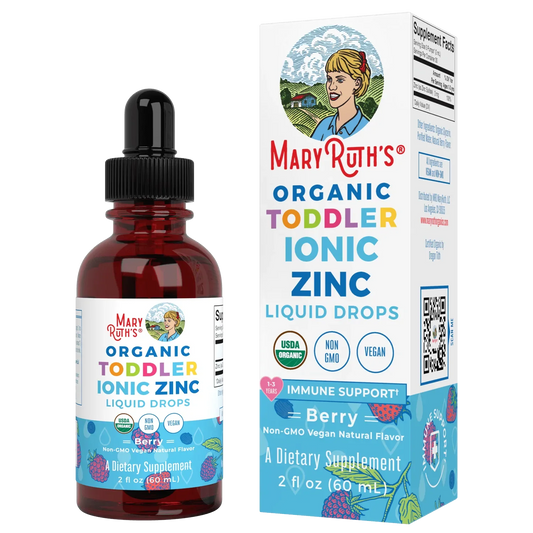 Zinc iónico orgánico liquido para niños pequeños (60ml) / Toddler Zinc Drops, Unflavored, Org, (2oz)