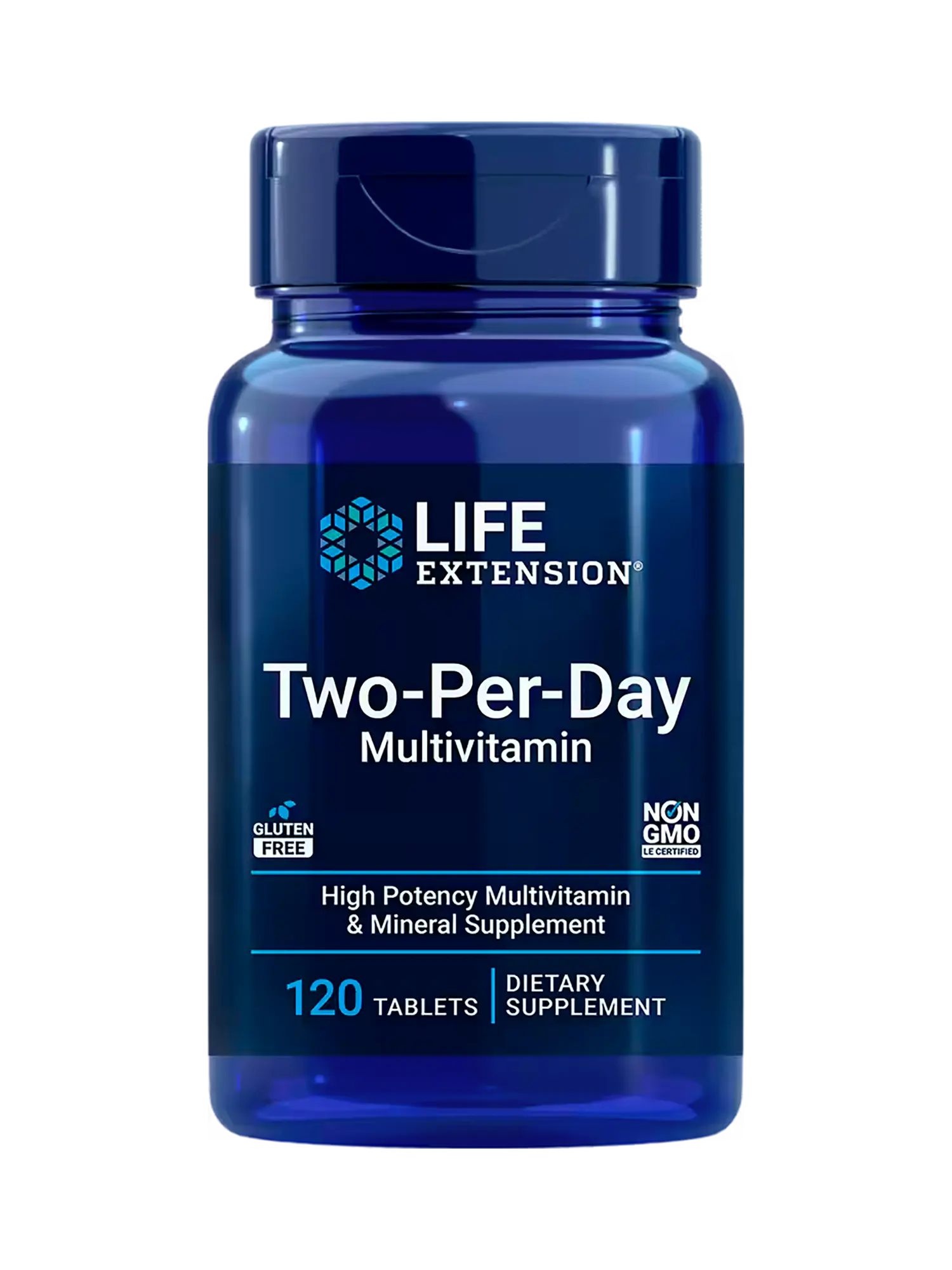 Life Extension Two Per Day Multivitamin -120 Tablets - PURESUPPLY