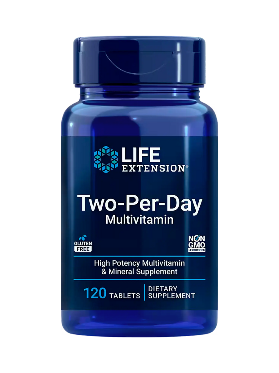 Life Extension Two Per Day Multivitamin -120 Tablets - PURESUPPLY