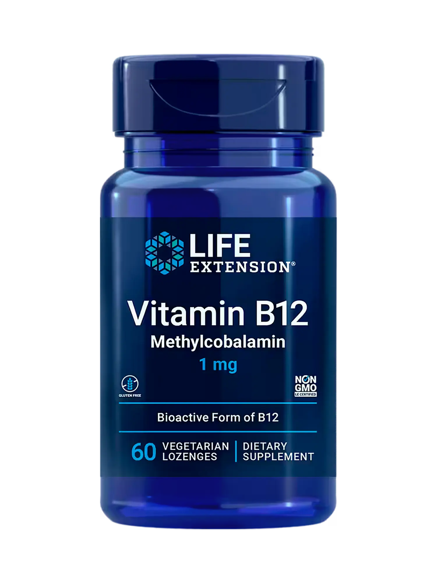 Life Extension Vitamin B12 - 1mg - 60 Lozenges - PURESUPPLY