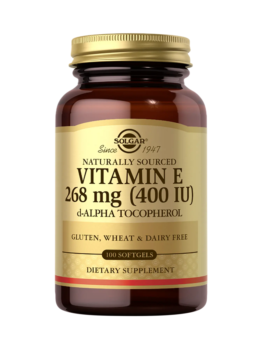 Vitamina E - 400 UI - d-Alpha Tocoferol - 100 Cápsulas Blandas