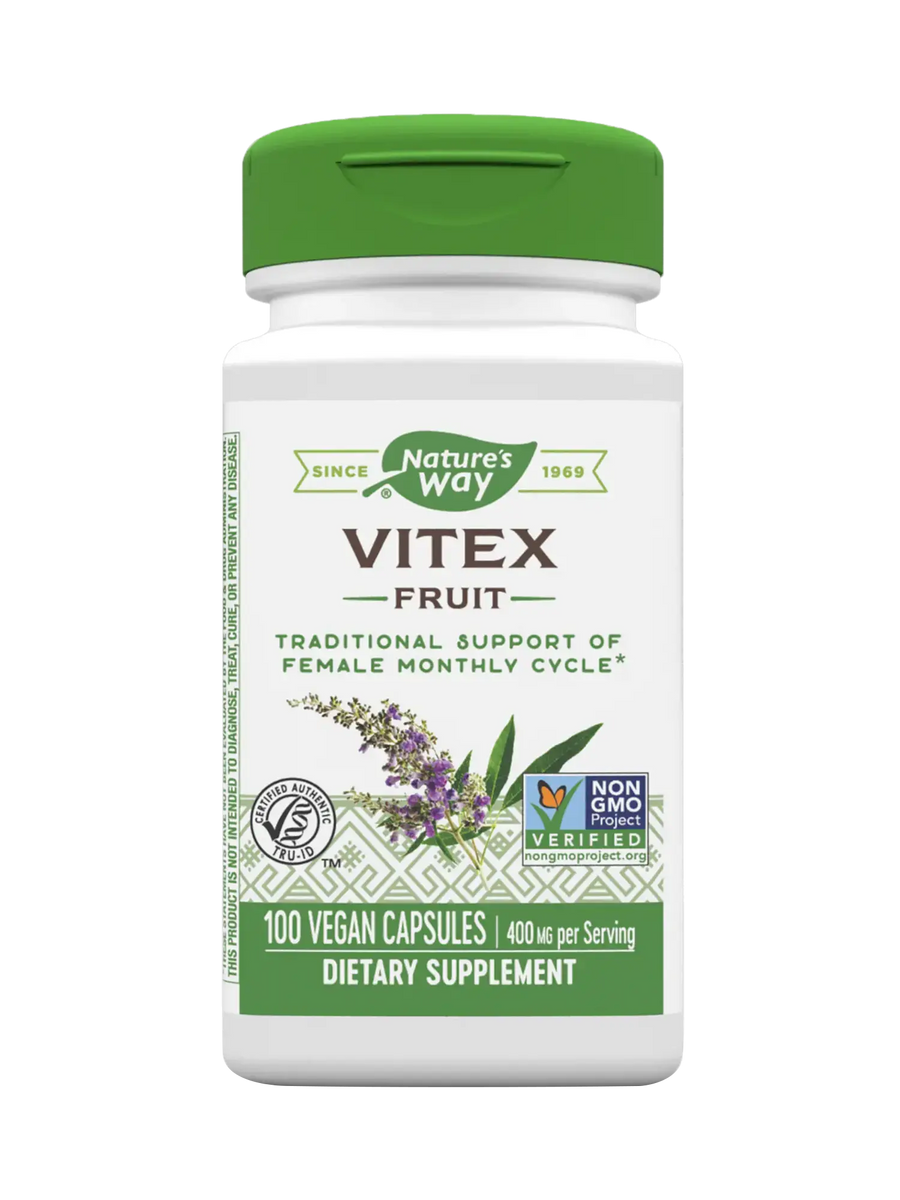 Vitex - Fruto - 400mg - 100 Cápsulas Veganas