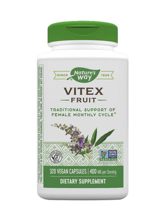 Vitex - Fruto - 400mg - 320 Cápsulas Veganas
