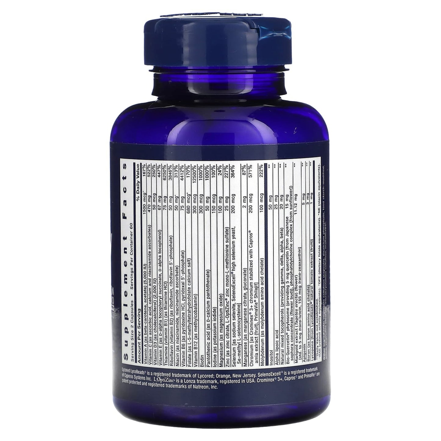 Multivitamínico de dos veces al día (120 comprimidos) /  Two-Per-Day Multivitamin (120 tablets)