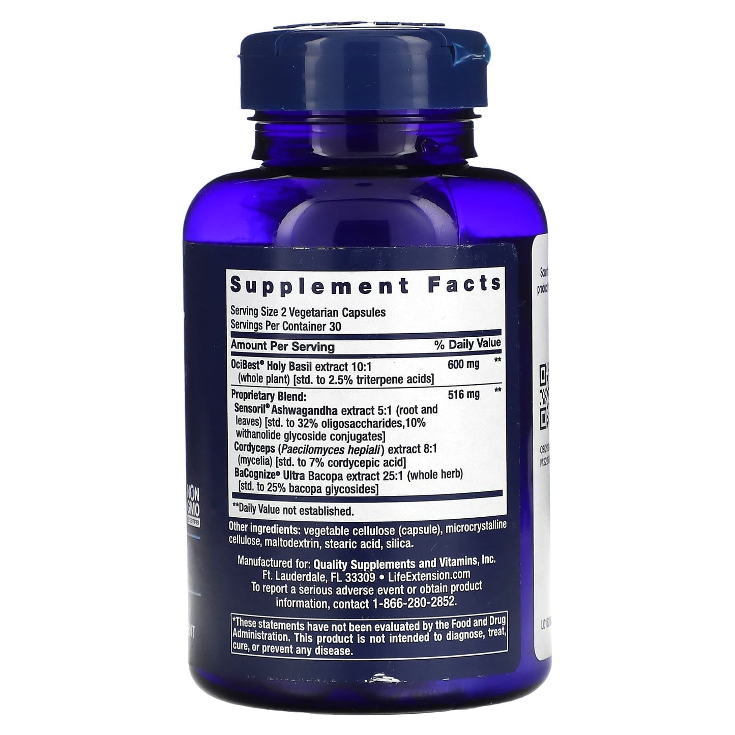 Energía suprarrenal (60 vcaps) / Adrenal Energy Formula (60 vcaps)