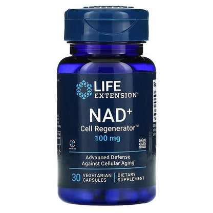 Regenerador celular NAD + 100 mg (30 vcaps) /  NAD+ Cell Regenerator 100 mg (30 vcaps)
