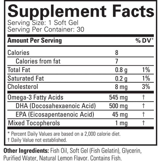 DHA prenatal (30 caps blandas) / Prenatal DHA (30 Softgels)