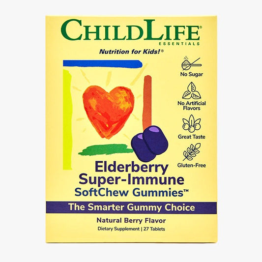 Gomitas blandas masticables superinmunes de saúco / Elderberry Super-Inmune SoftChew Gummies (27tabs)