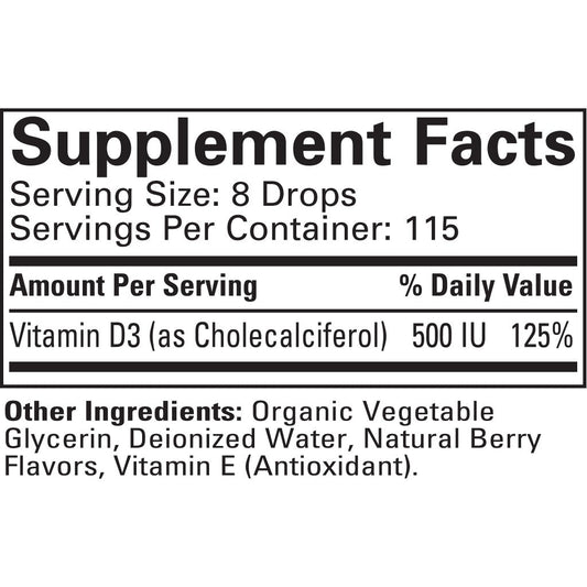 Vitamina D3 (30 ml) / Vitamin D3 (1oz)