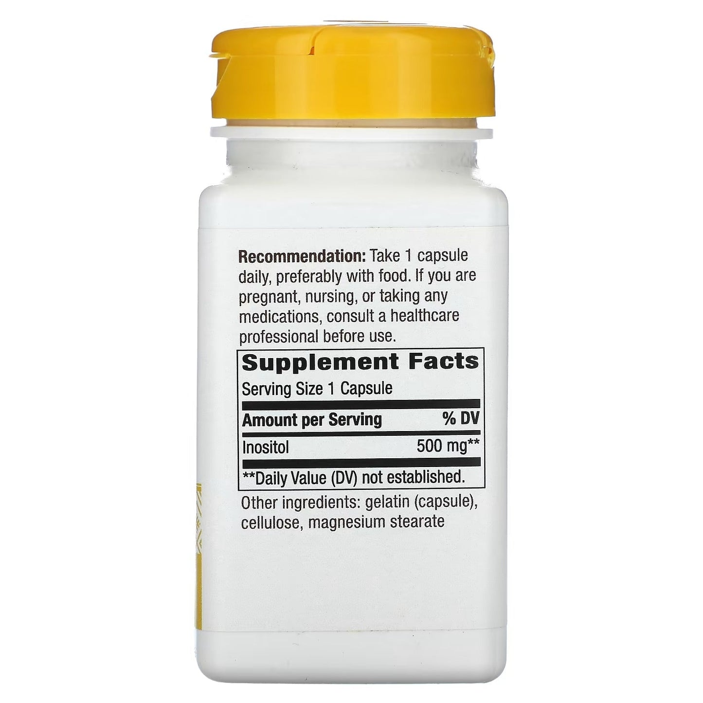Inositol - 500mg - 100 Cápsulas