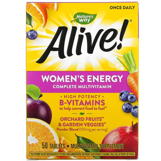 Women's Energy - Multivitamínico Completo para Mujeres - 50 Tabletas