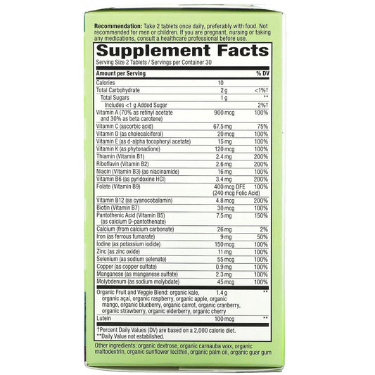 Garden Goodness - Multivitamínico para Mujeres - 60 Tabletas