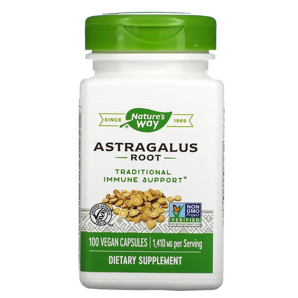 Astragalus - Raíz - 1,410mg - 100 Cápsulas Veganas