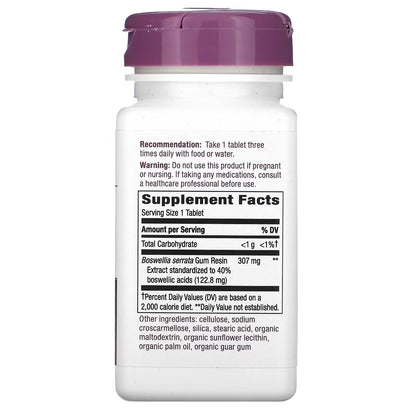 Boswellia - Extracto Premium - 307mg - 60 Tabletas