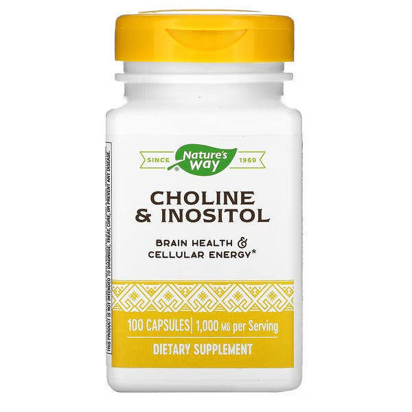 Colina & Inositol - 1,000mg - 100 Cápsulas