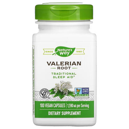 Valeriana - Raíz - 1,590mg - 100 Cápsulas Veganas