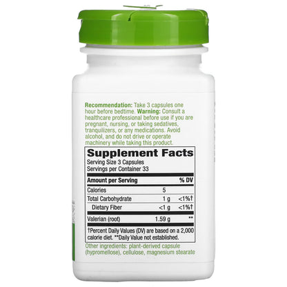 Valeriana - Raíz - 1,590mg - 100 Cápsulas Veganas