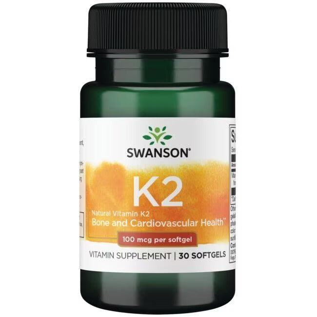 OFERTA 50% Vitamina K-2 Natural De Alta Potencia 100 mcg (30 softgels), Swanson