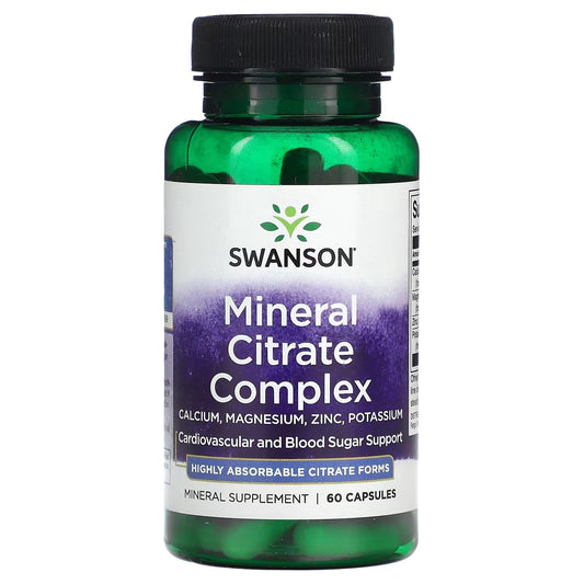 Multiminerales y citrato (60 caps) / Mineral Citrate Complex (60 caps)