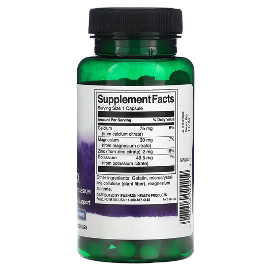 Multiminerales y citrato (60 caps) / Mineral Citrate Complex (60 caps)