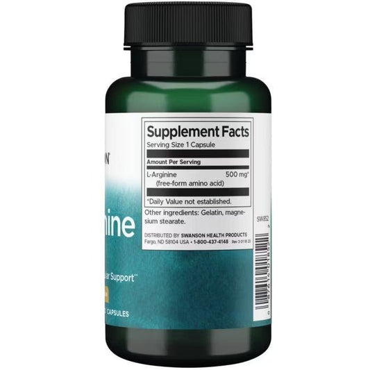 L-Arginina 500 mg (100 caps) / L-Arginine 500 mg (100 caps)