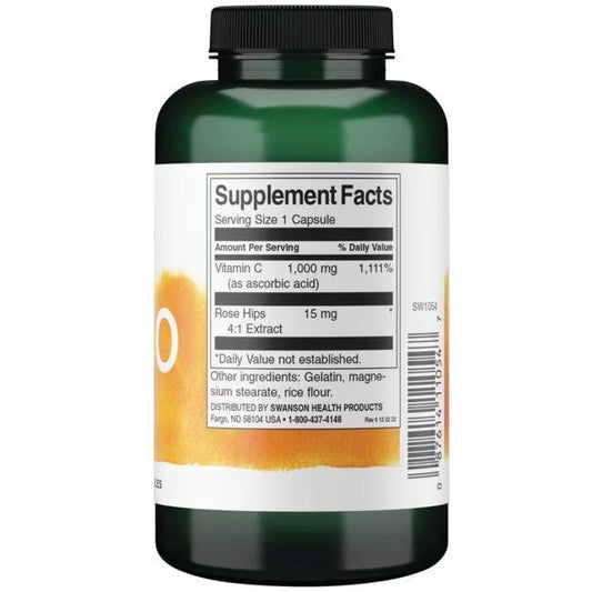 C-1000 vitamina c con escaramujos 1000mg (90 caps) / C-1000 vitamin c with rose hips 1000mg (90 caps)