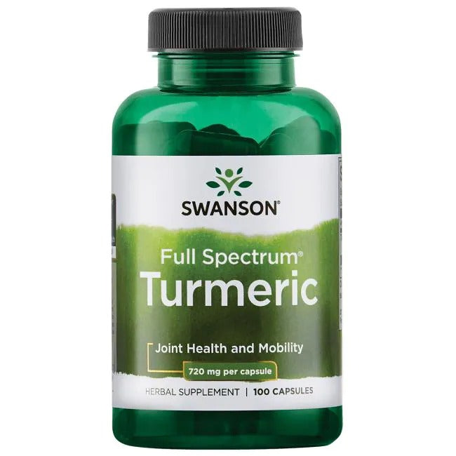 Curcuma de espectro completo 720 mg (100 caps) / Turmeric 720 mg (100 caps)