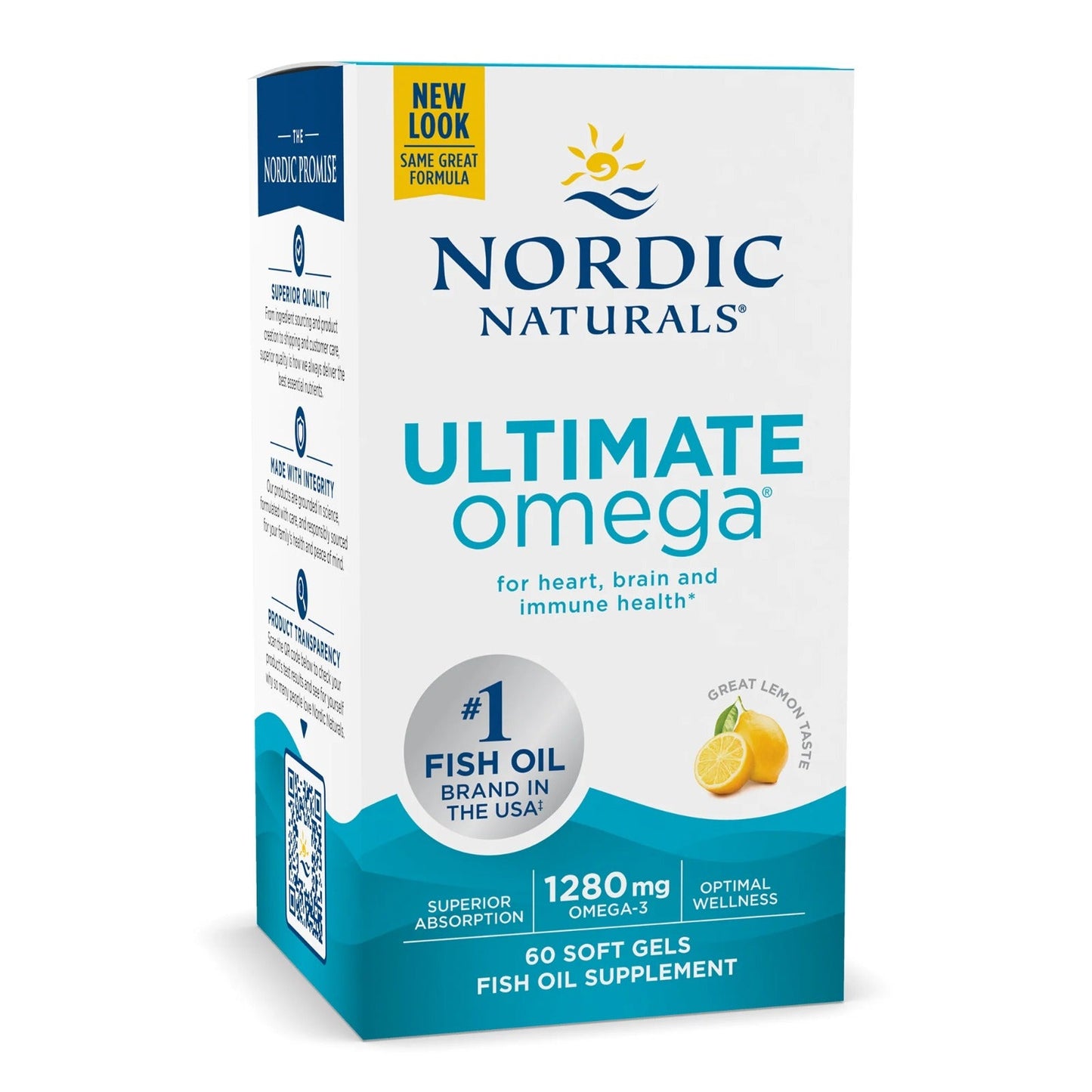 Ultimate Omega - 1,280mg - 60 Cápsulas Blandas