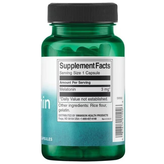 OFERTA 25% Melatonina 3mg (120 caps), Swanson
