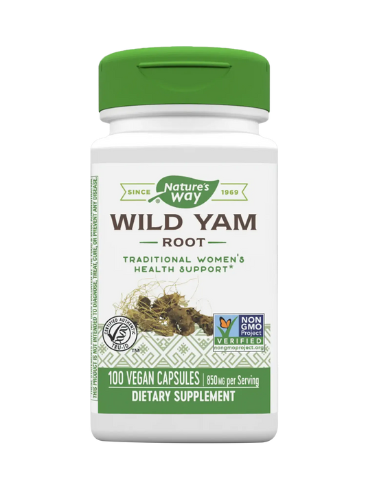 Ñame Silvestre - Raíz - 850mg - 100 Cápsulas Veganas