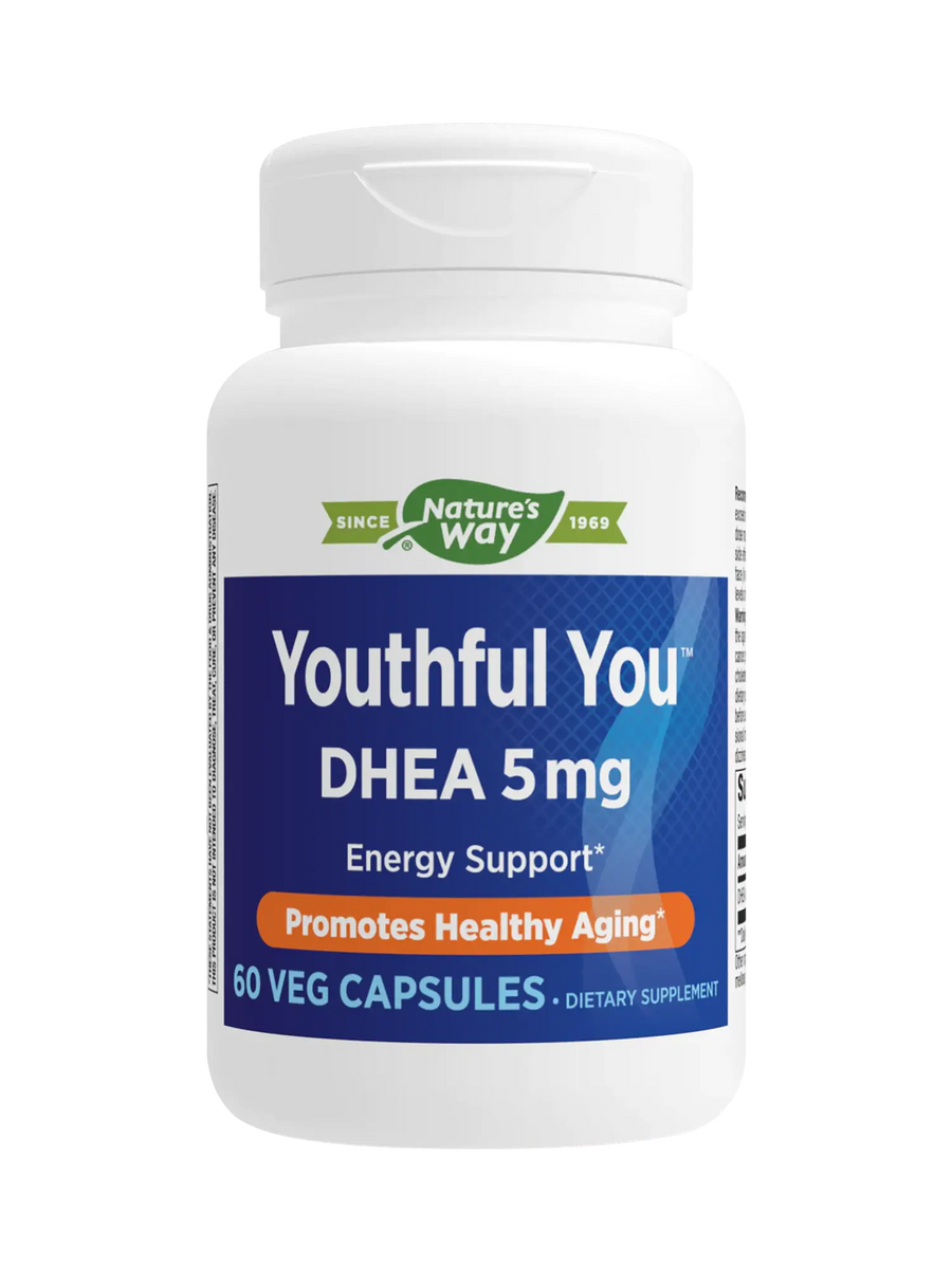 Youthful You - DHEA - 5mg - 60 Cápsulas Vegetales