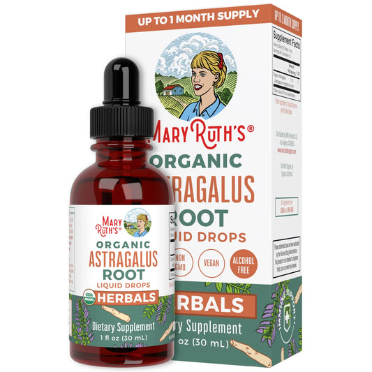 Gotas de hierbas de raíz de astrágalo orgánico (30ml) / Astragalus Root Drops, Org, 1 oz