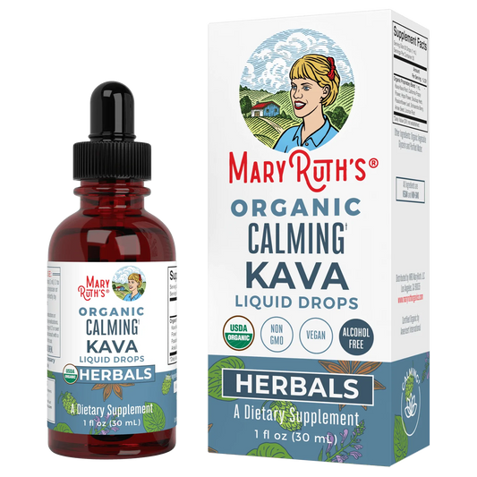 Gotas Líquidas Calmantes de Kava Orgánicas (30ml) / Kava Drops, Org, (1oz)