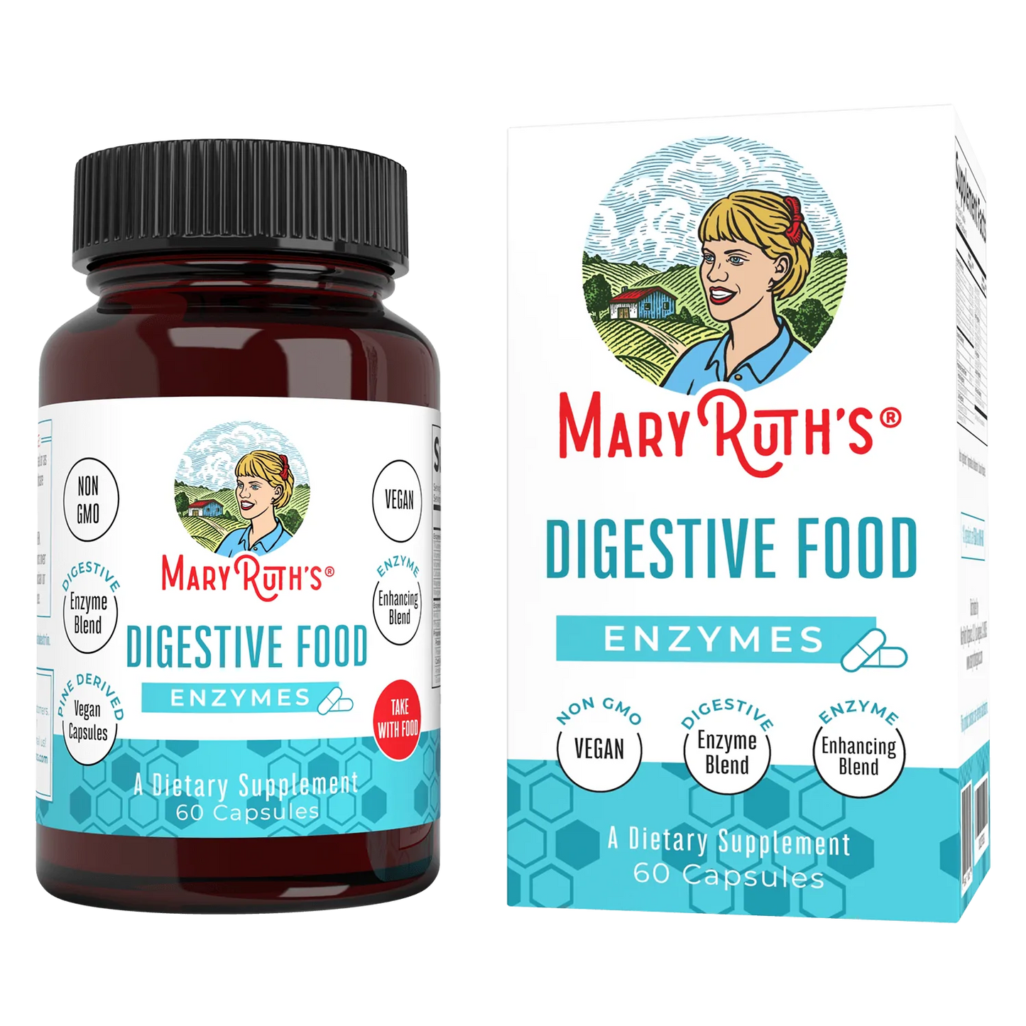 Enzimas Digestivas 60 capsulas / Digestive Enzymes Capsules, Unflavored, 60 ct