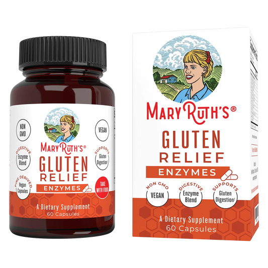 Enzimas para el alivio del gluten / Gluten Enzymes Capsules, Unflavored, 60 ct
