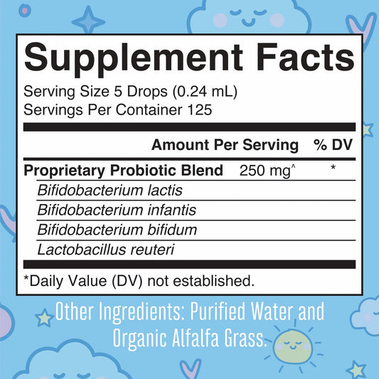 CC Probiotico Organico para Bebes, Liquido (1 fl oz/30ml), Mary Ruth´s